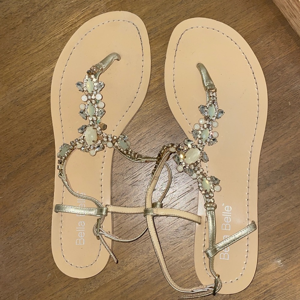 Bella Belle Luna Bridal Sandals size 9